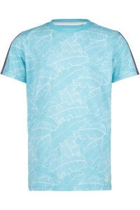 4President shirt Gijs blue radiance leaves aop